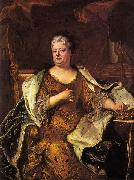 Hyacinthe Rigaud Duchess of Orleans France oil painting artist